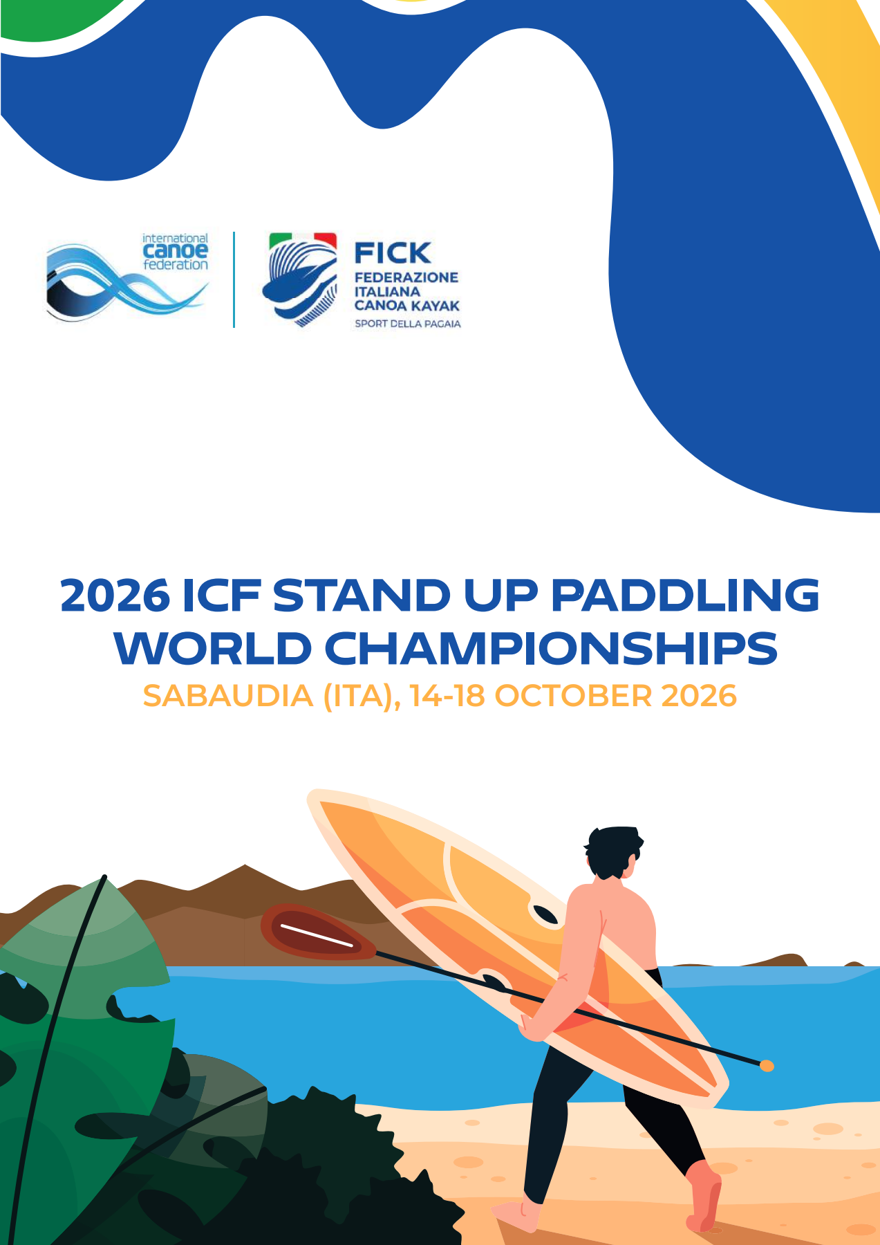 2026 ICF SUP 세계선수권대회 공식 불레틴 1 표지