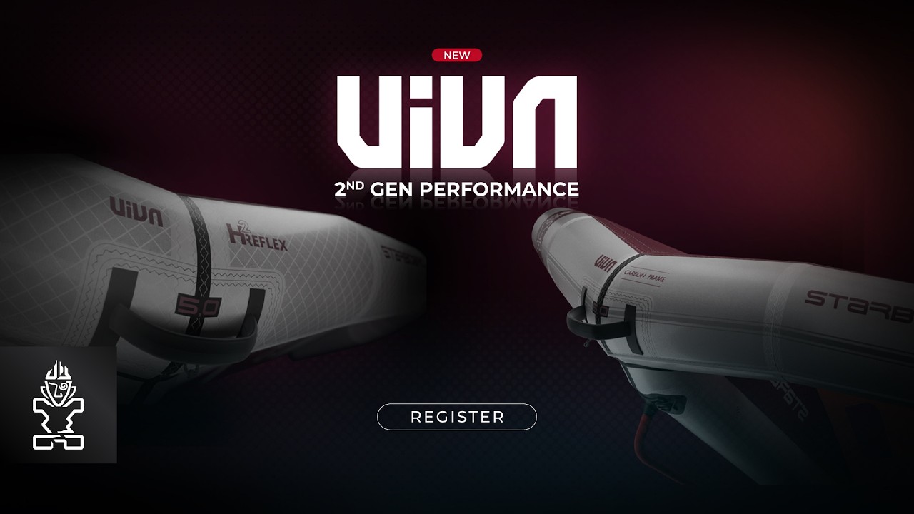 H2 REFLEX와 CARBON FRAME 두 가지 VIVA 윙과 2세대 VIVA 로고
