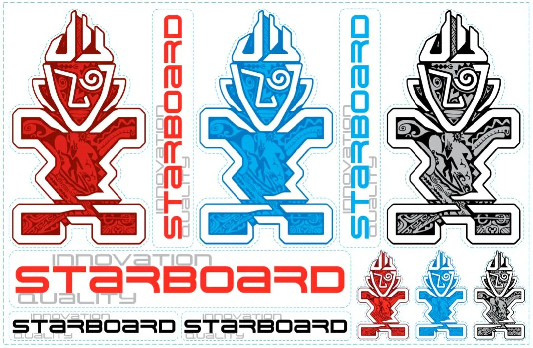 STARBOARD STICKER COMBO SET (Pack of 10) 이미지 2